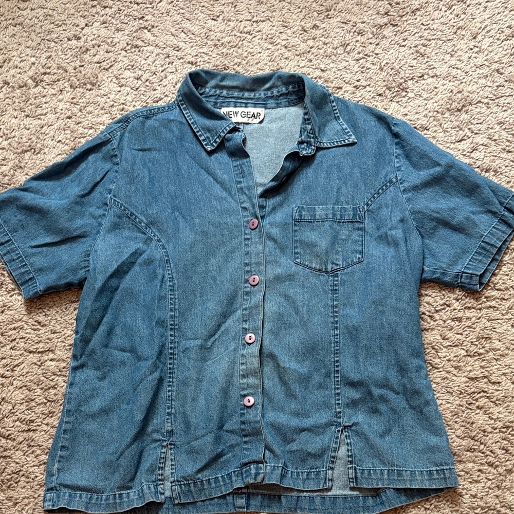 New Gear Denim Short Sleeve Shirt